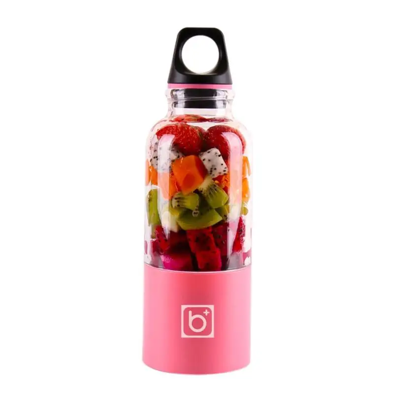 Beste 500 ml Elektrische Juicer Fles Mini Draagbare USB Oplaadbare Juicer Blender Maker Fruit Oranje Shaker Squeezers Drinkware Gadgets