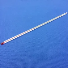 30 см длинные красные жидкие Термометры 0-200 градусов Цельсия химический эксперимент Обучающие инструменты