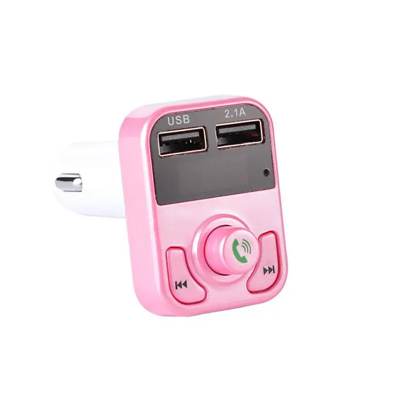 B3 Автомобильный MP3-плеер Bluetooth Hands-free Телефон карта вставки зарядка Универсальный Автомобильный передатчик беспроводной передатчик USB зарядное устройство - Формат цифровых медиаданных: Pink