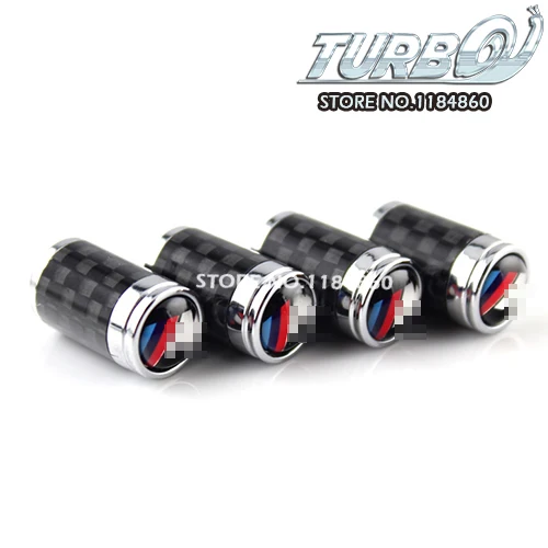 

4PCS/set CARBON FIBER Text Car Tire Valve Stem Cap Dust-proof Cover For BMW 1 3 5 6 7 Series X1 X3 X4 X5 X6 M3 M4 M5 M6 i3 i8