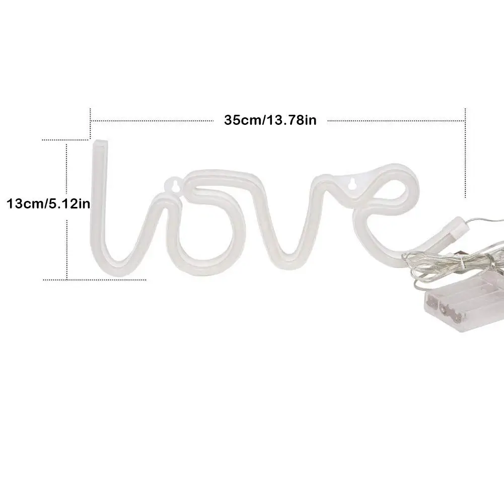 Sinal de Néon Forma do Amor Café da Parede da Sala Decoração da Sua Design Partido Art Decorações Ornamento Bar Mural Artesanato Casa Lâmpada Luz Led Usb 3 Bar Café Da Parede Da Sala Mural
