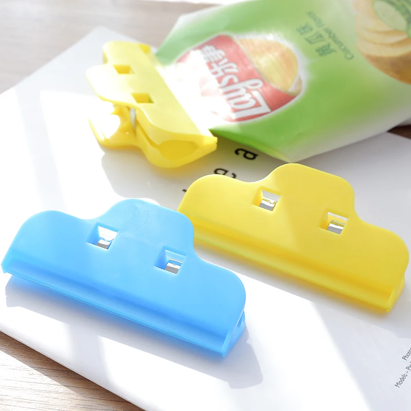 

2Pcs Multifunction Household Large Sealing Clip Snack Clip Food Plastic Bag Clip Kitchen Storage Tools