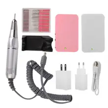 4 типа портативная электрическая шлифовальная дрель для ногтей ручка маникюрная Палитра для демонстрации лаков для педикюра машина инструмент 100-240 В