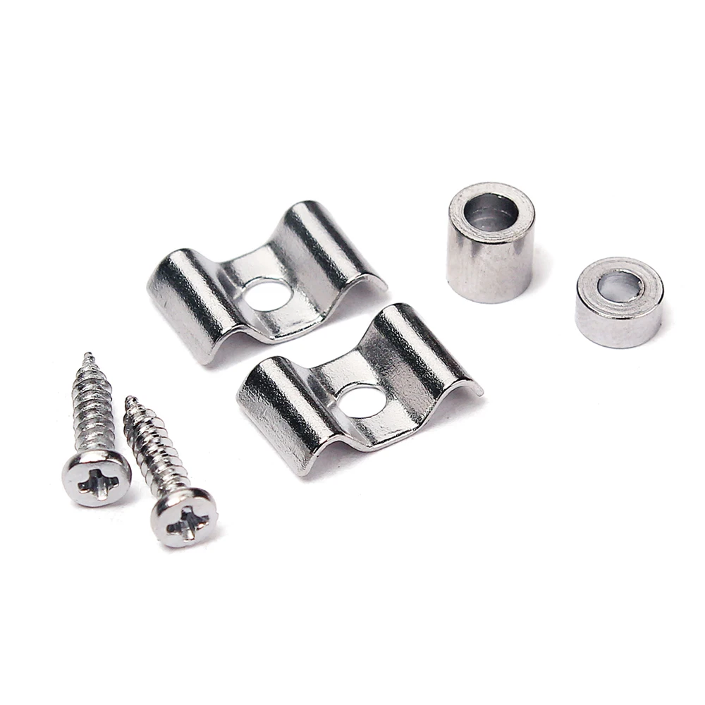 

1 Pair Metal String Tree Guide Retainer for ST & SQ Electric Guitar Bass Replacement Parts Silver Available In Two Colors