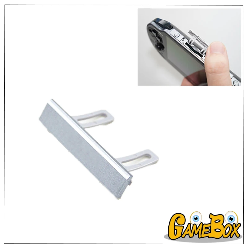 

Original Game Card Slot Dustproof Cover for Sony PSVita1000 Card Slot Cover Silver Frame Button For PSV1000