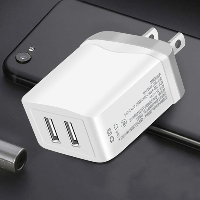 

American Standard 5V Portable Universal USB Phone Charging Plug Block Travel Charger New Arrival