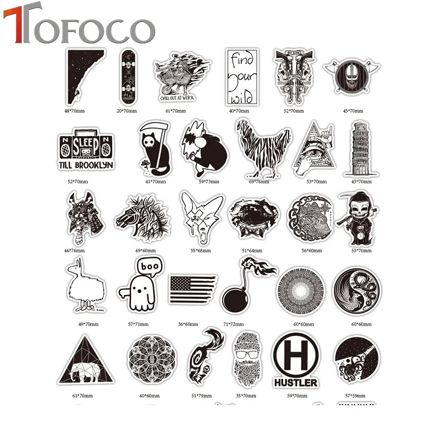 

52 PCS Imitation Metal Stickers for DIY Sticker on Suitcase Luggage Laptop Bicycle Skateboard Car