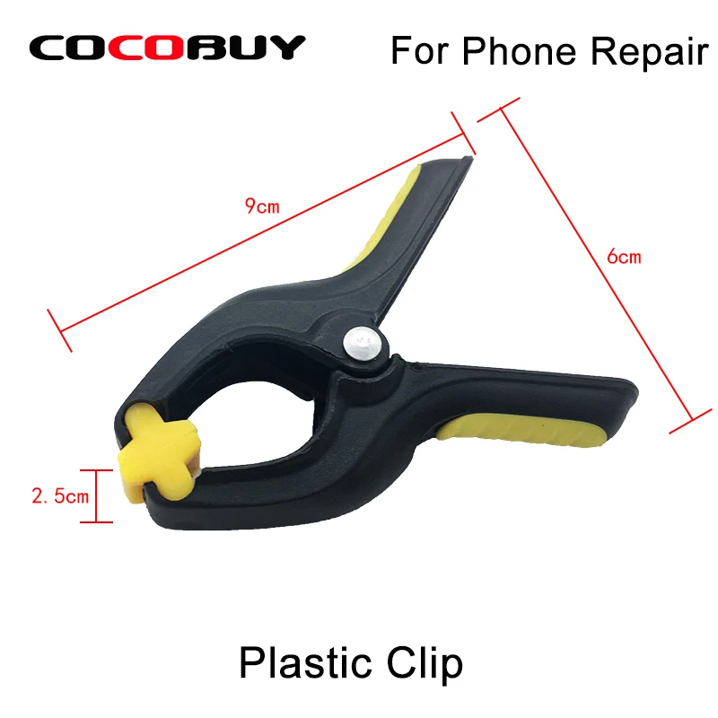 

Novecel 10 PCS 3.35 inches Plastic Clip LCD Screen Fastening Clamp A Fixture For Phone Iphone Samsung iPad Repair Tool Kit