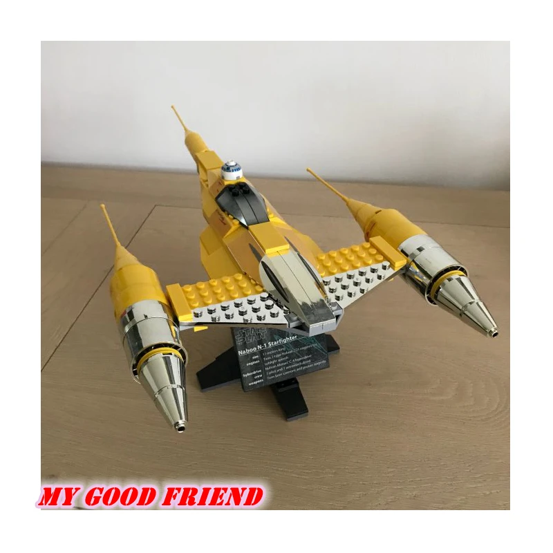 

187Pcs Star 05060 Series Wars The Rogue One USC Naboo Style Fighter Set lepin Building Blocks Bricks Educational Toys Gift