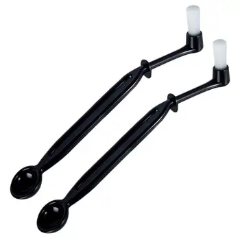 Coffee Machine Brush Cleaner Nylon Espresso Machine Brush Coffee Cleaning Tool with Spoon for Coffee Tool Barista Home Kitchen