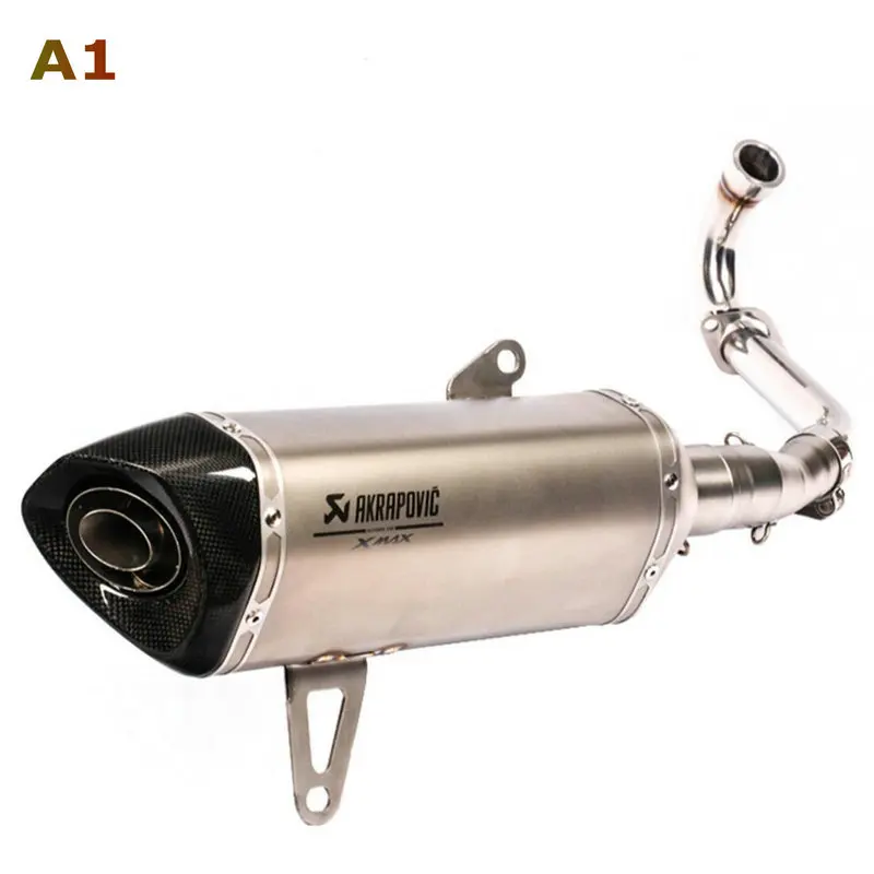 Akrapovic выхлоп мотоцикла Xmax 250 модифицированный глушитель 300 слипоны для скутеров