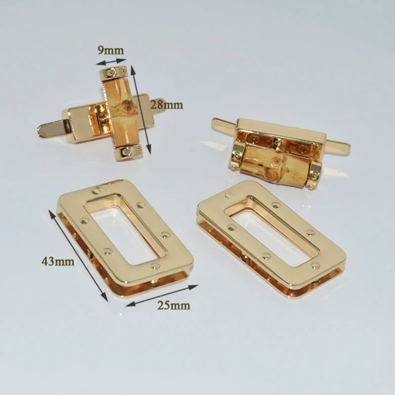 Cerradura giratoria de bambú de 25mm x 43mm, cierre decorativo, hardware para bolso y monederos accesorios|Piezas y accesorios para bolsos| - AliExpress