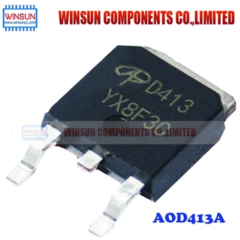 

200PCS AOD413A D413A -12A/-40V TO252 Brand New
