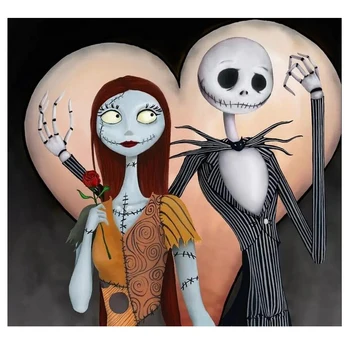 

5D DIY Diamond Embroidery Jack Sally Love Diamond Painting Cross Stitch Full Square Mosaic Rhinestone Home Decoration JS3141