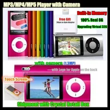 5th Built in 8GB Memory Virtual 32G 2 2 LCD ScreenSport MP3 MP5 HD Player FM