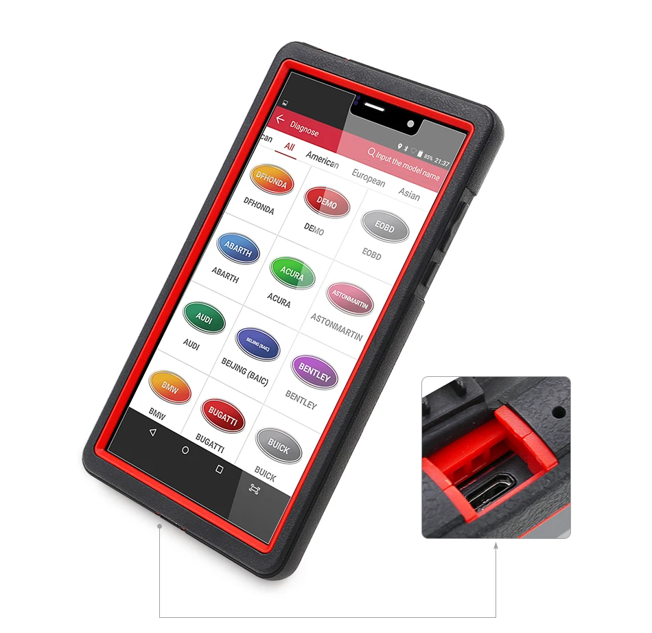 Оригинальный диагностический мини инструмент Launch X431 Pro с Bluetooth Мощный сканер PRO