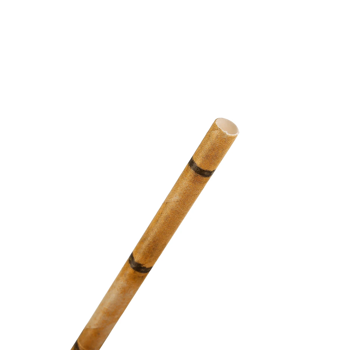 Mayitr 25pcs/st Yellow Bamboo Printed Paper Drinking Straws Eco-friendly Juice Straw Creative Disposable Straws Party Supply