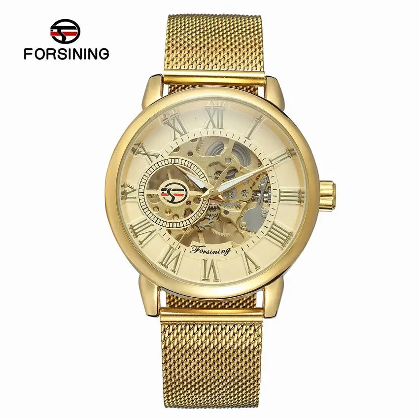 

Watch Men Skeleton Automatic Mechanical Watch gold skeleton watches Mens Watch Top Brand Luxury Clock Male Wristwatches