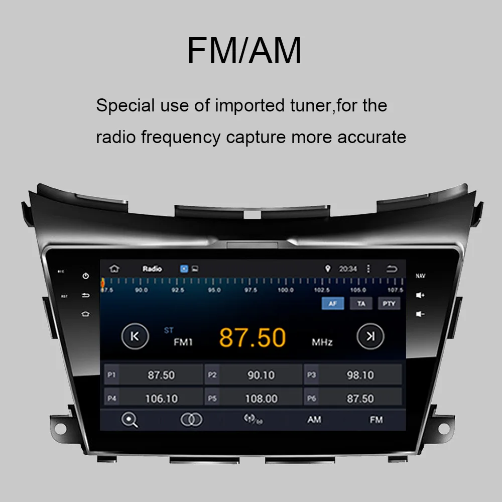 Discount 4G RAM 8 Core Android 9.0 CarGPS Navigation for NISSAN Murano 2015-2019 Support 3/4G WIFI BT SWC Audio head Unit Car multimedia 4