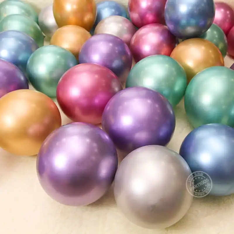 12 Pulgadas 10 Uds Globos De Cromo Coraz n Globo Met lico Globos De