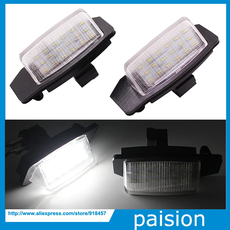 

Error Free White Car LED Number License Plate Light Kit For Mitsubishi OUTLANDER 11/2006-8/2009/ OUTLANDER XL(CW) 2006-2012