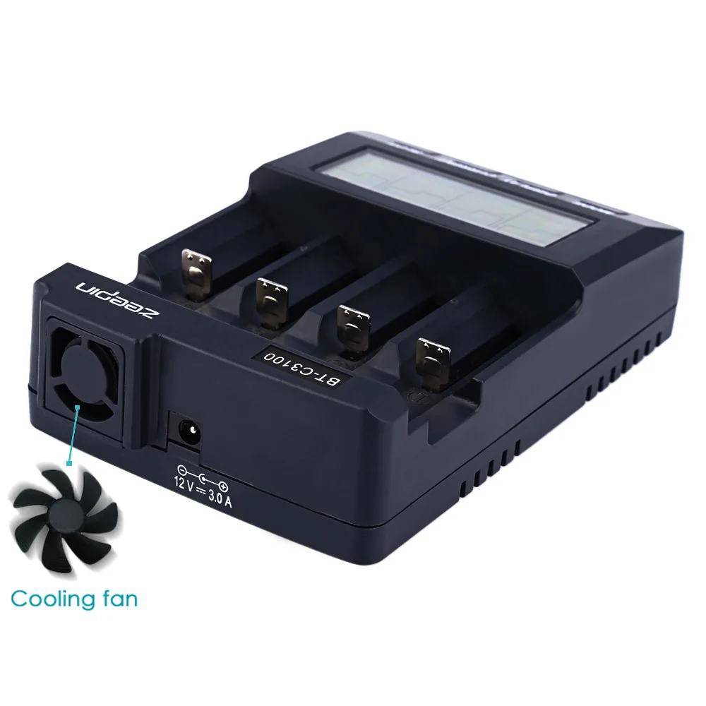 ZEEPIN зарядное устройство для аккумуляторов 18650 li ion AA AAA 16340 26650 14500 10440 18500 NiMH NiCd BT