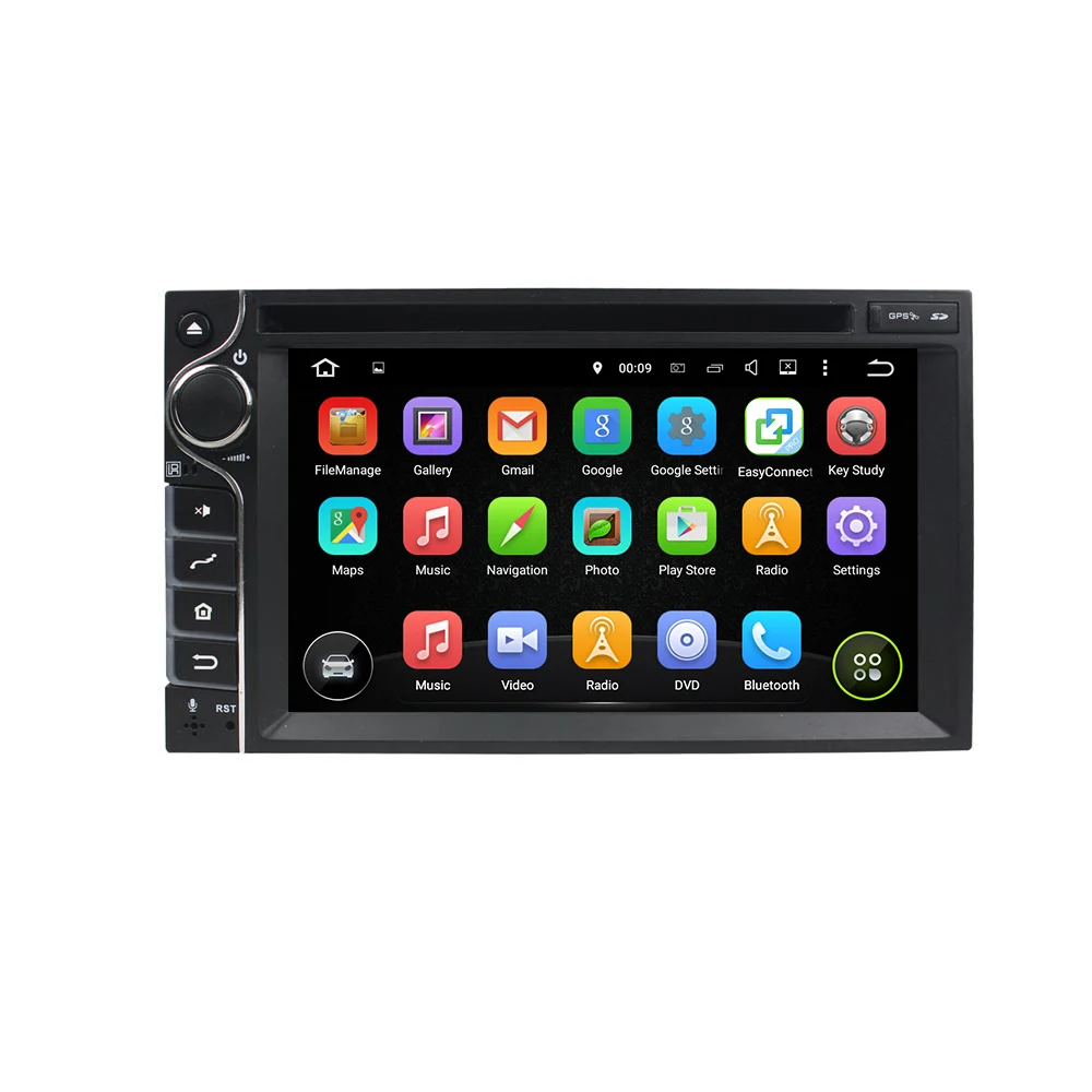 Best KLYDE 6.2" 2 Din Android 8.1 Multimedia Player For Universal Car Audio Mirror link Car Radio Interchangeable Car Stereo Touch 2