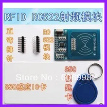 10pcs/lot RFID RC522 module Kits S50 13.56 Mhz 424kbit/s Write & Read for arduino uno 2560 Free Shipping