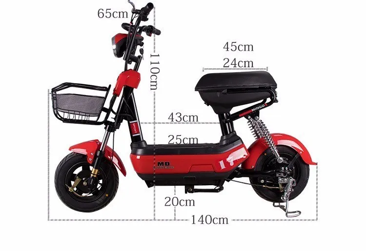 Cheap Electric Vehicle Adult Two Round Electric Power Bicycle 48v Luxury Electric Bicycle Generation Driving Small Pigeon Pea 1