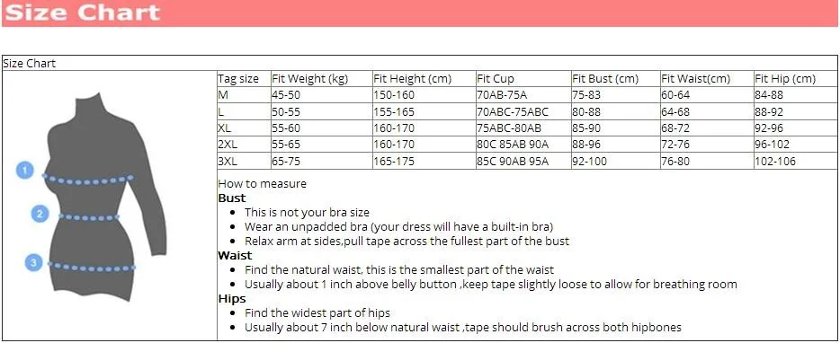 Arena Tech Suit Size Chart