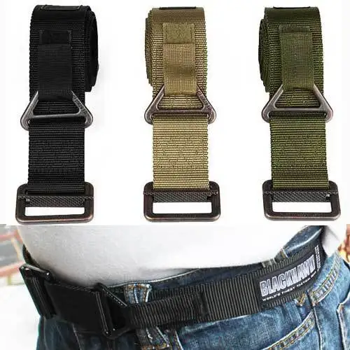 

Genuine Tactical CQB Belt Outdoor Sports Nylon Strengthening Thicken Canvas Waistband Military Mens Belts