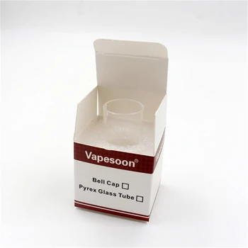 

original vapesoon Replacement Pyrex Glass Tube for TFV8 /tfv8 baby 2ml 3ml RBA /big baby RBA Atomizer tank