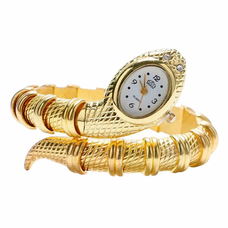 Creative Snake Bracelet Watch Women New Fashion snake Wristwatch Casual