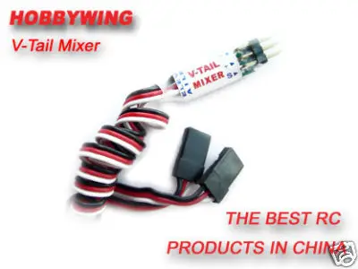 Hobbywing V-tail Mixer for RC airplane 3D plane Aileron Free shipping | Игрушки и хобби