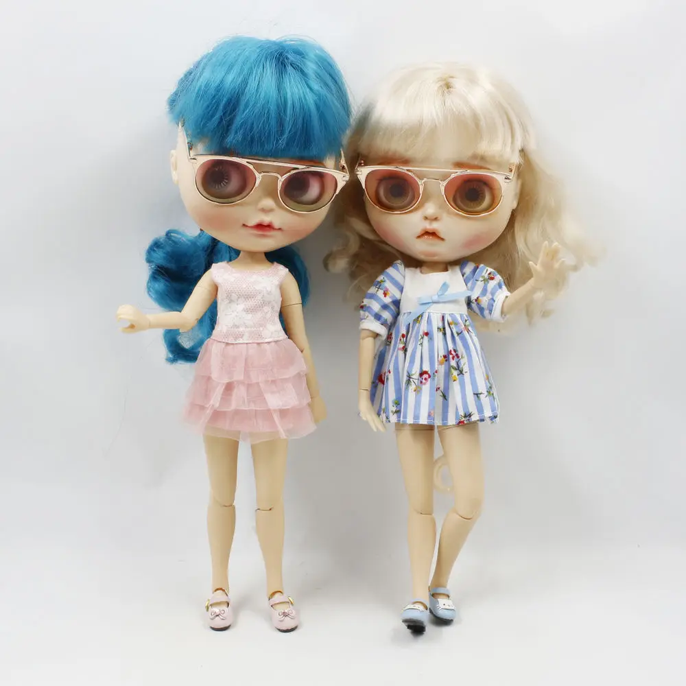 Blyth doll galsses аксессуары для кукол солнцезащитные очки круглые очки пять стилей модные дикие декоративные аксессуары