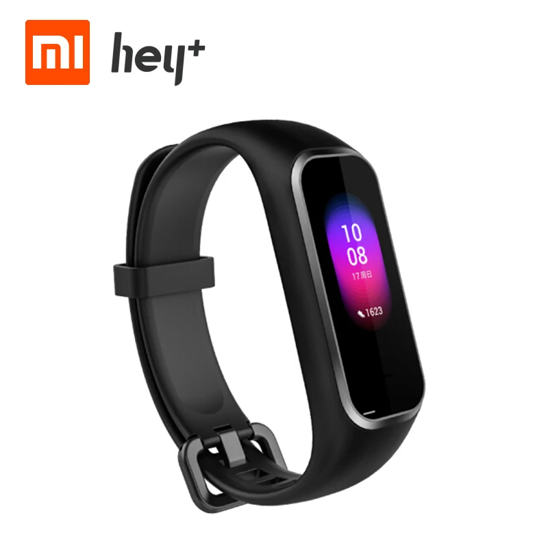 

Pre-Sale Xiaomi Hey Plus 1S Smartband 0.95 Inch AMOLED Color Screen Builtin Multifunction NFC Heart Rate Monitor Hey+ 1S Band
