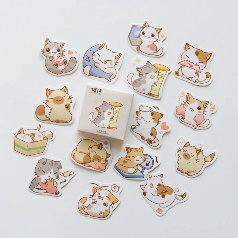 милые наклейки. маленькие наклейки котики. наклейки виде кошки. маленькие наклейки. наклейка котёнок.
