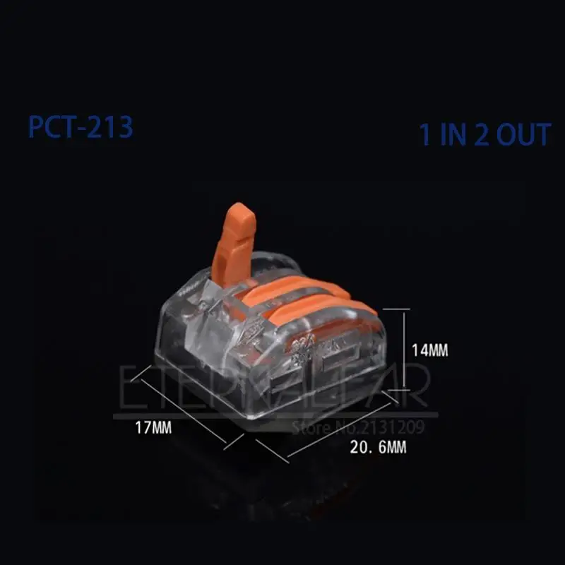 Тип PCT-212 32A 250V 4KV Многофункциональный быстрый соединитель провода 28-12AGW водонепроницаемый BV VR 213 SPL-2 нажимной клеммный блок