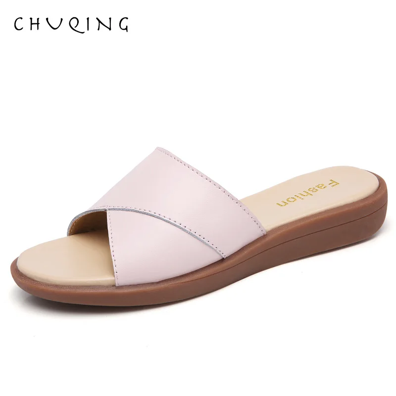 CHUQING/2019 г. Летняя обувь женские босоножки на платформе модные шлепанцы высоком