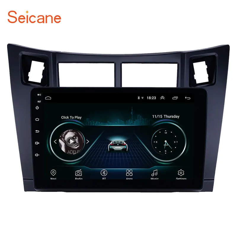 

Seicane Android 8.1 9" 2Din GPS Head Unit Car Radio For Toyota Yaris 2008-2011 car Multimedia Player support Wifi OBD2 USB AUX