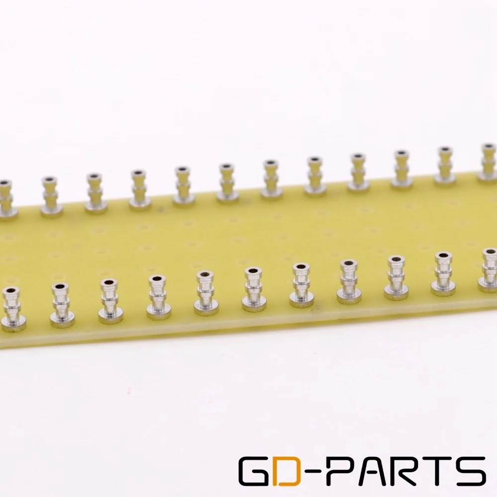 GD-PARTS, желтая револьверная доска, винтажная ламповая амперная Клеммная гитарная доска, амперная бирка, ручная Проводная плата для крепления шасси, 300x60x2 мм