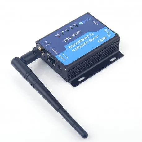 

DTU-H100 Direct Factory Serial Wifi Converter RS232 RS485 to Wireless 802.11b/g/n Server Support STA/AP/AP+STA Work Mode