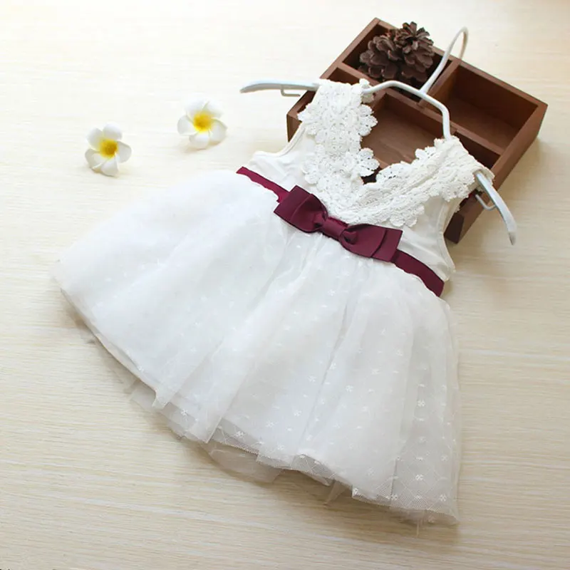 

Cotton Lace Baby Girl Princess Dresses Newborn 1 Year Birthday Party and Wedding Dressing Christening Dress Infant Clothing New
