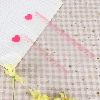 

Ruler A5 A6 PVC Planner Agenda for 6 Holes Loose Leaf Spiral Notebook Ruler Hot