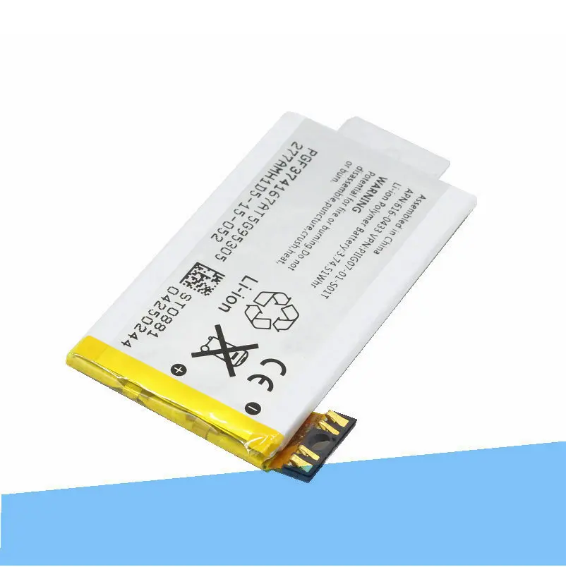 10pcs /lot 0 zero cycle Replacement Li-Polymer Battery For iPhone 3GS Accumulator Batteries | Мобильные телефоны и