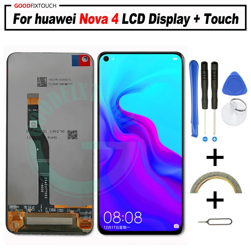 For huawei Nova 4 LCD Display + Touch 02