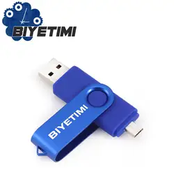 Biyetimi OTG Corlorful Usb Flash Drive 8 ГБ 16 ГБ, 32 ГБ, 64 ГБ памяти Usb Stick U Дик флешки USB 2,0 для смартфонов