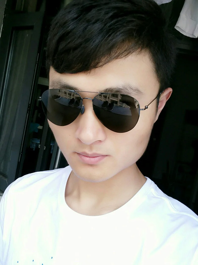 Оригинальные Xiaomi Mijia TS брендовые нейлоновые Поляризованные солнечные очки из нержавеющей стали линзы УФ-защита для путешествий на открытом воздухе для мужчин и женщин