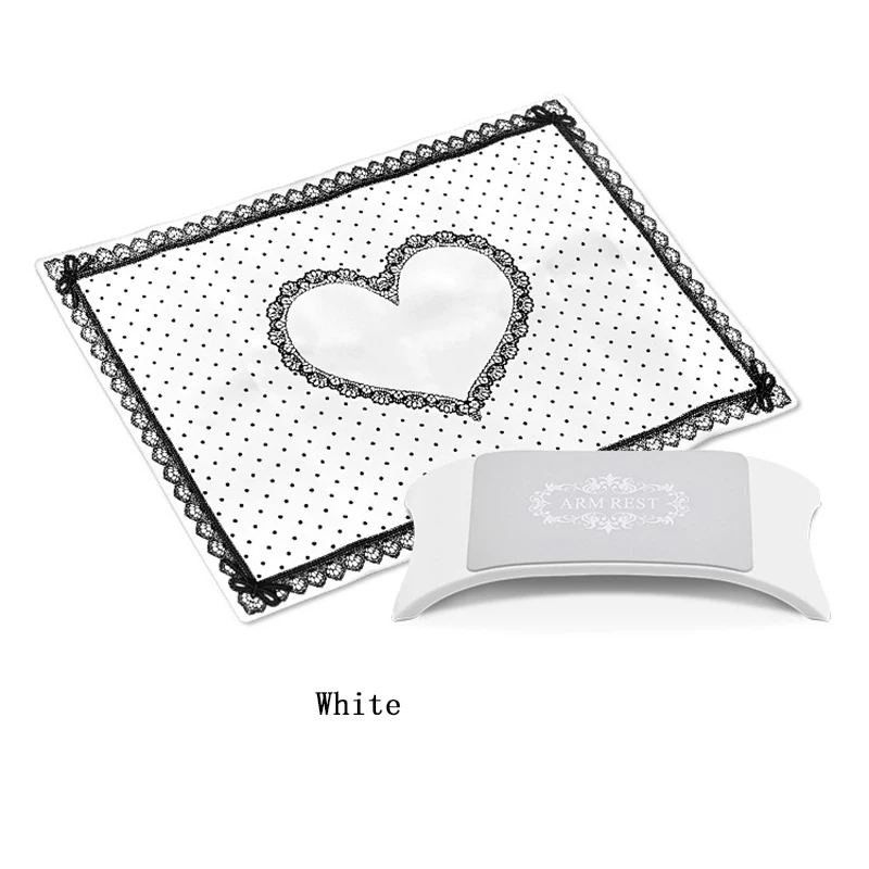 

CHIVENIDO Nail Salon Arm Rest Kit Foldable Silicone Material Nail Mat for Nail Art