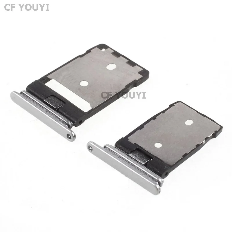 

CFYOUYI SIM + Micro SD Card Tray Holder Set Part for HTC One A9 - Grey/Silver/Pink